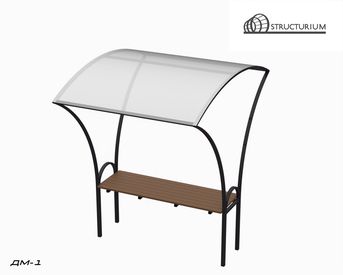 Изображение для товара Скамейка с навесом